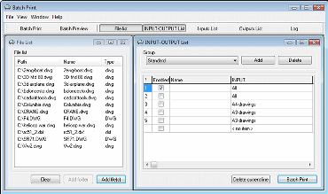 Figure 1: Batch Print overall view.
Click to enlarge.