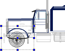 The rectangular area is created The rectangular area is created