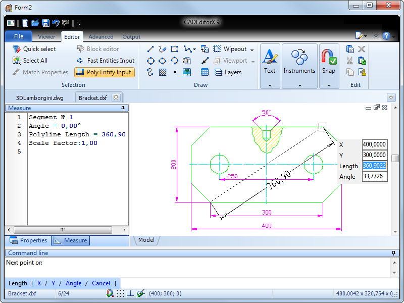 ActiveX component for viewing, editing and printing DWG DXF HPGL CGM SVG files