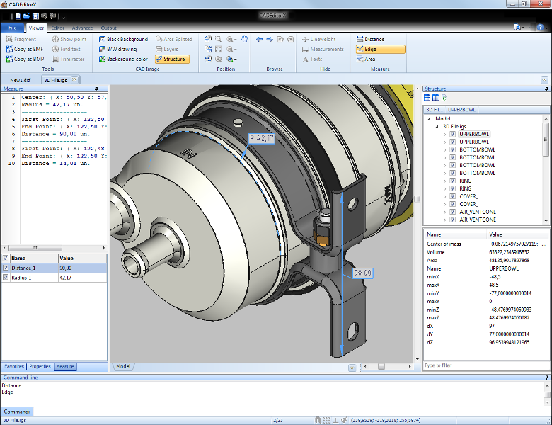 CADEditorX: ActiveX DWG/DXF, STP, PLT