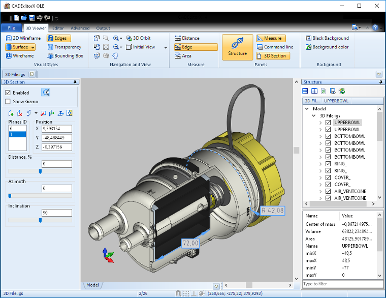 CADEditorX: ActiveX DWG/DXF, STP, PLT Windows 11 download